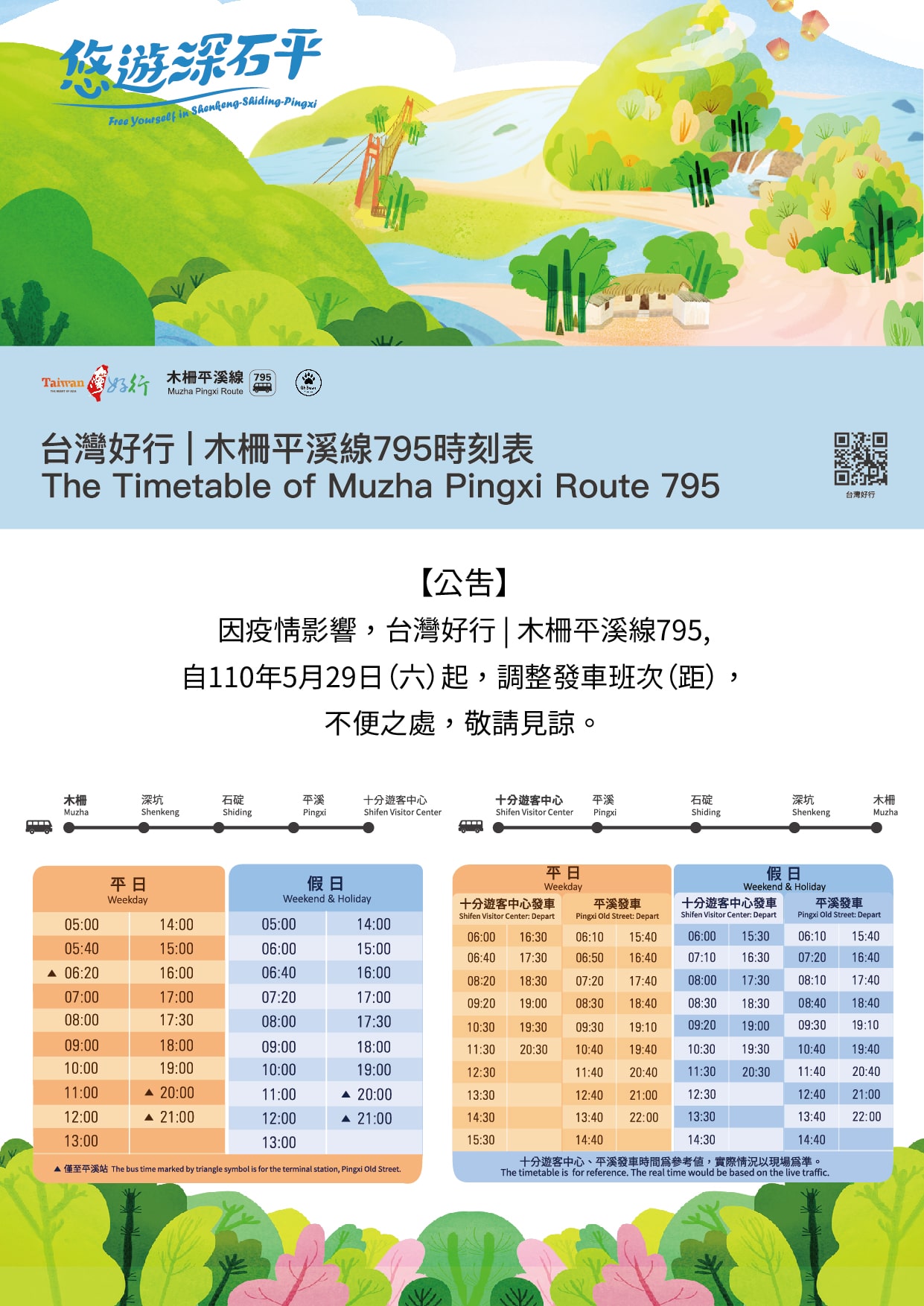 悠遊深石平 深坑 石碇 平溪健康行旅在地悠遊 台灣好行795木柵平溪線